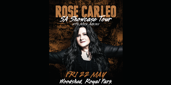 Rose Carleo Showcase Tour live at Woodshed in Royal Park - Live music event