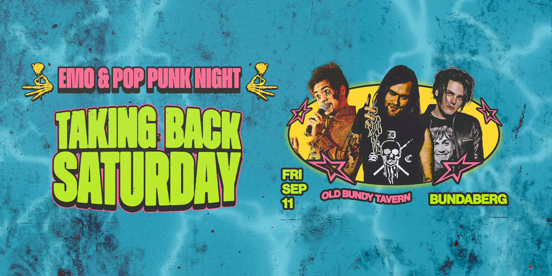 TAKING BACK SATURDAY: Emo & Pop Punk Night - Bundaberg