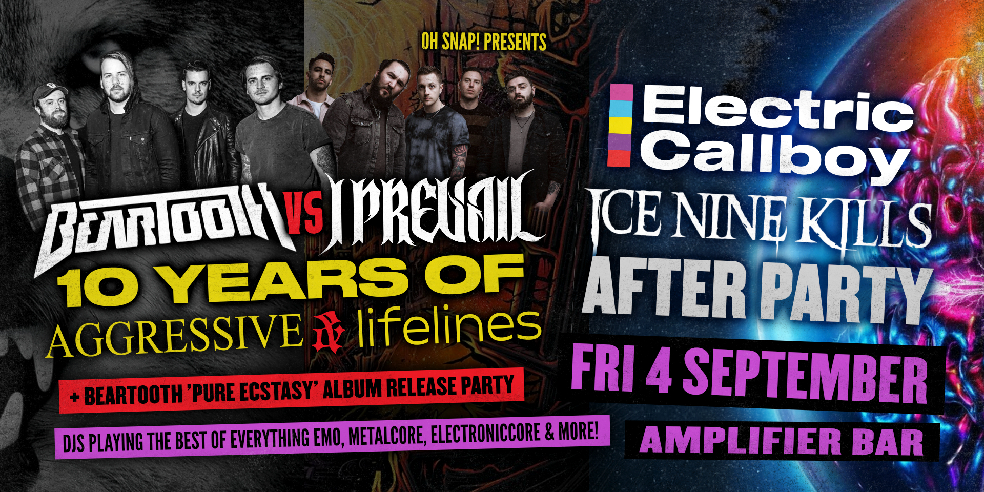 BEARTOOTH vs I PREVAIL + ELECTRIC CALLBOY AFTER PARTY - PERTH