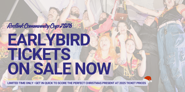 2026 Reclink Community Cup live at Victoria Park in Victoria on June 14, 2026 - Concert poster