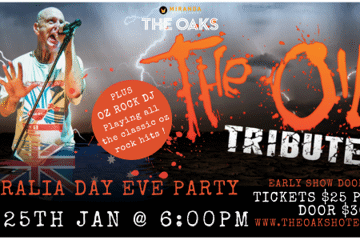 THE OAKS HOTEL MOTEL | THE OILS TRIBUTE | AUSTRALIA DAY EVE PARTY