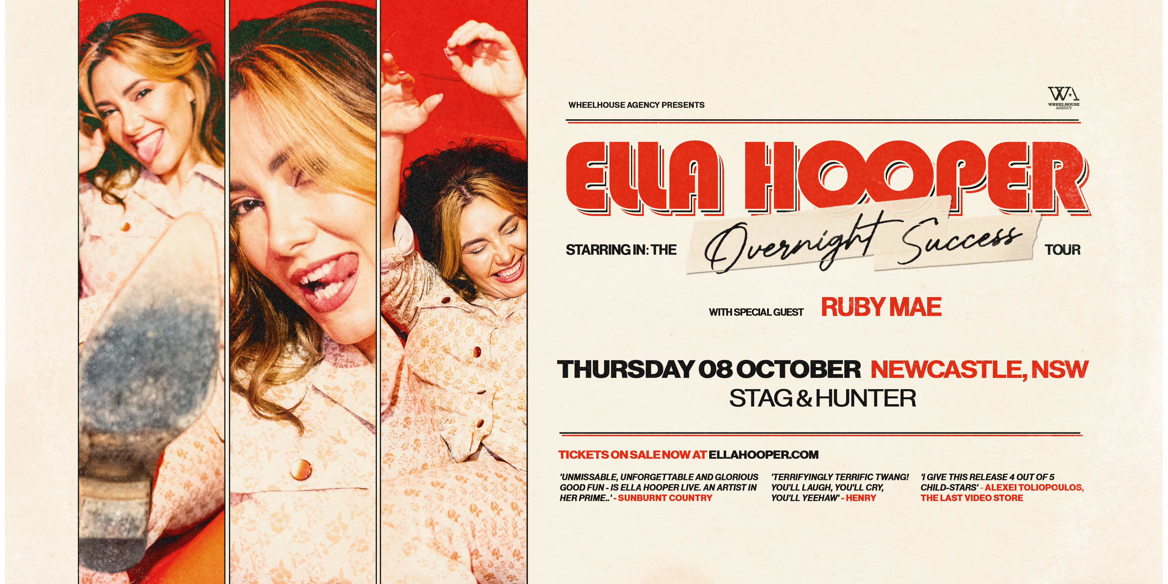 Ella Hooper 'The Overnight Success' Tour