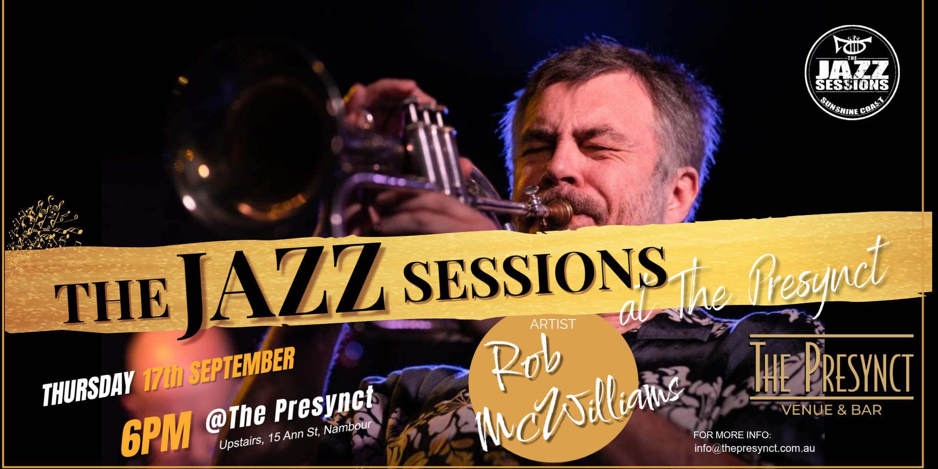 Rob McWilliams Band at The Jazz Sessions
