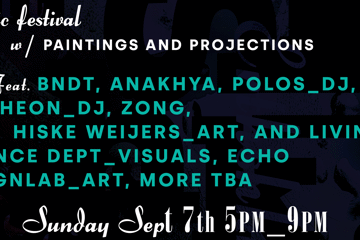 Erthshkr <> Stormbringer - a sonic festival w/ paint and projection- BNDT,  ANAKHYA and friends