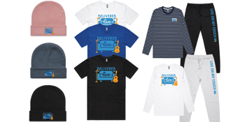 Delivered Live Merch