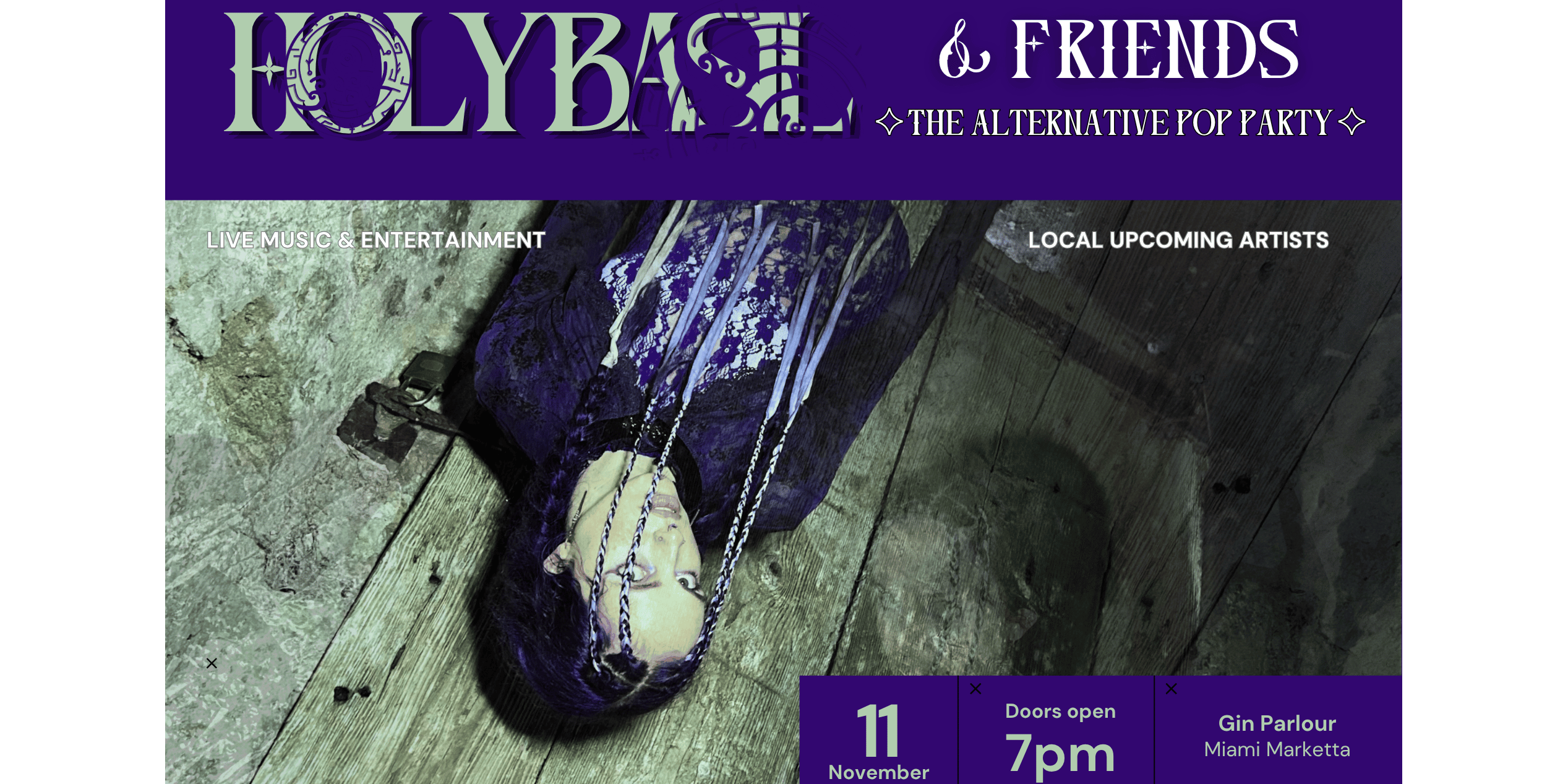 Holy Basil & Friends: The Alternative Pop Party