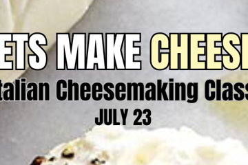 Let's Make Cheese! Traditional Italian Cheesemaking Class