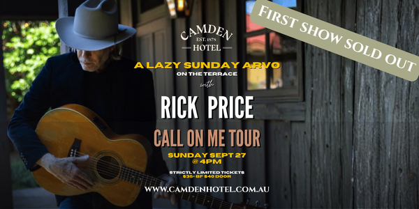 A Lazy Sunday Arvo with Rick Price - 2nd show