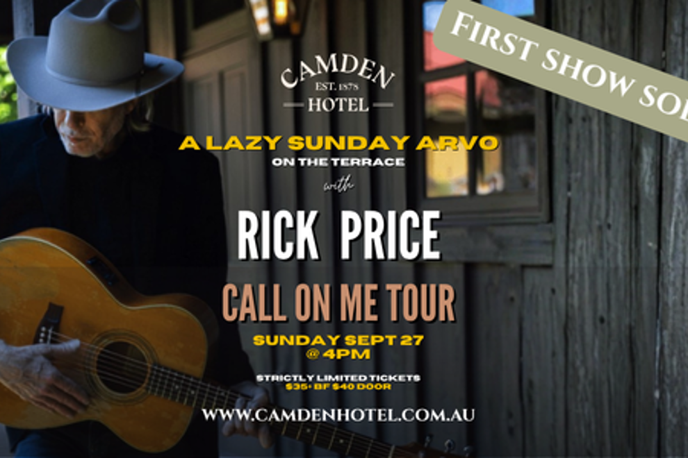 A Lazy Sunday Arvo with Rick Price - 2nd show