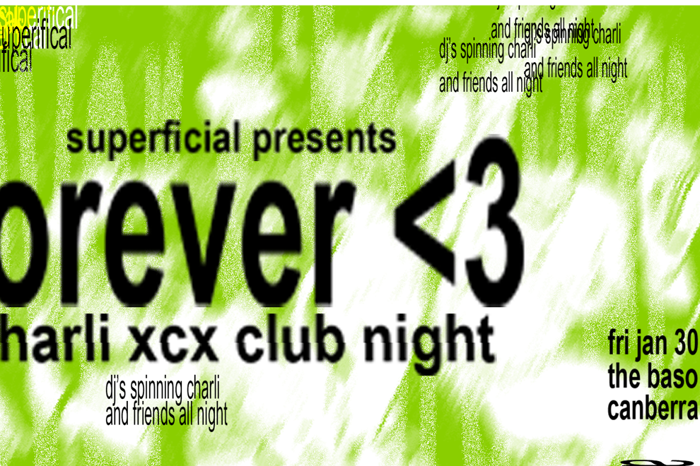 Forever <3: Charli XCX Club Night - Canberra
