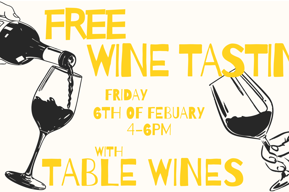 Wine Tasting with Table Wines