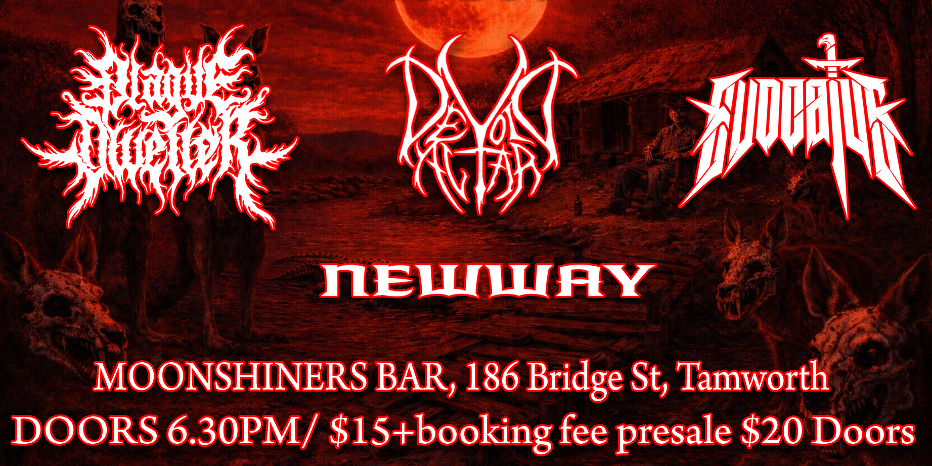 Metal Night at Moonshiners