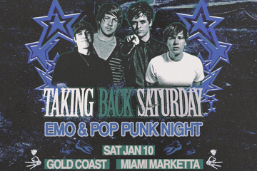 TAKING BACK SATURDAY: Emo & Pop Punk - Gold Coast