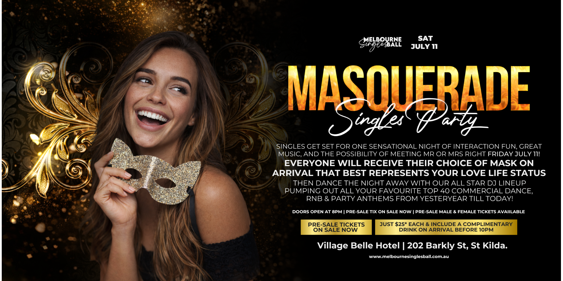 Masquerade Singles Party