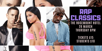 Rap Classics with full live band!