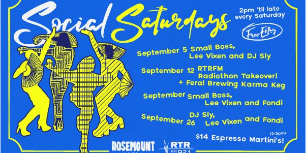 Social Saturdays DJs + $2 Oysters