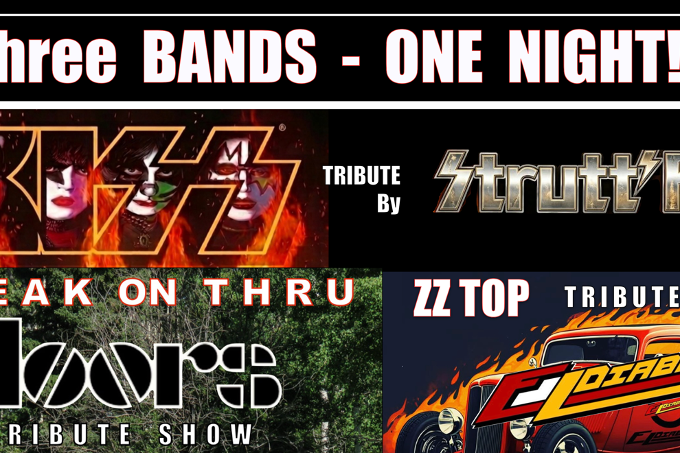 KISS | ZZ TOP |THE DOORS TRIBUTE