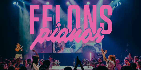 Felons Pianos with Kylie Fisher & Holly Terrens live at Felons Barrel Hall in Brisbane on March 27, 2026 - Concert poster