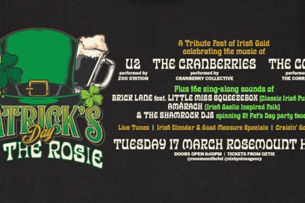 ST. PATRICK'S DAY at THE ROSIE |"A Tribute Fest Of Irish Gold" | PERTH