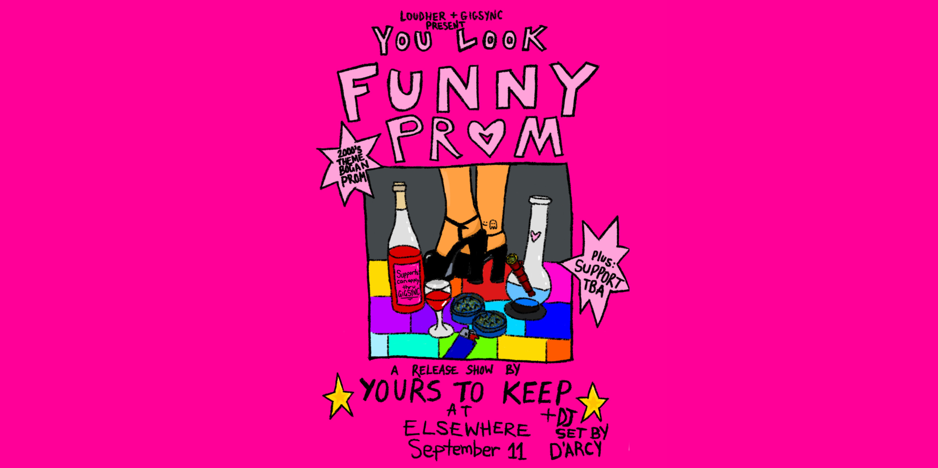 YOURS TO KEEP | YOU LOOK FUNNY PROM @ elsewhere