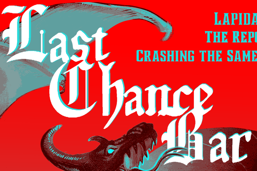 LAPIDATUS w/ The Repores & Crashing The Same Car @ LAST CHANCE