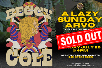 A Lazy Sunday Arvo with Beccy Cole