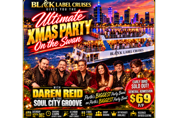 ULTIMATE XMAS PARTY ON THE SWAN - With Darren Reid & the SCG