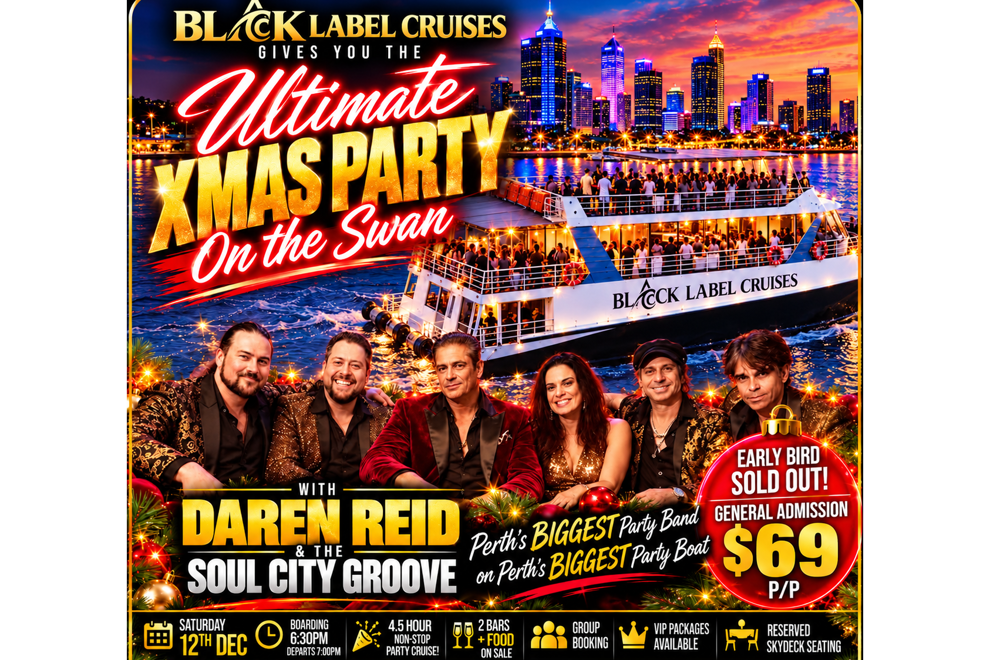 Gig: ULTIMATE XMAS PARTY ON THE SWAN - With Darren Reid & the SCG | The ...