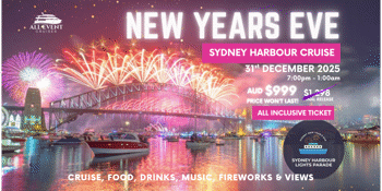 NYE Sydney Harbour Cruise 2025 | All Inclusive | Inside the exclusion Zone | Open Air Deck