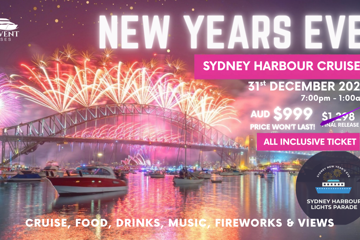 NYE Sydney Harbour Cruise 2025 | All Inclusive | Inside the exclusion Zone | Open Air Deck