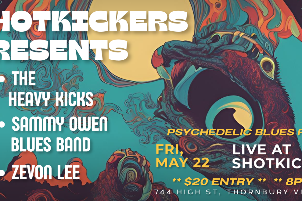 The Heavy Kicks + Sammy Owen Blues Band + Zevon Lee