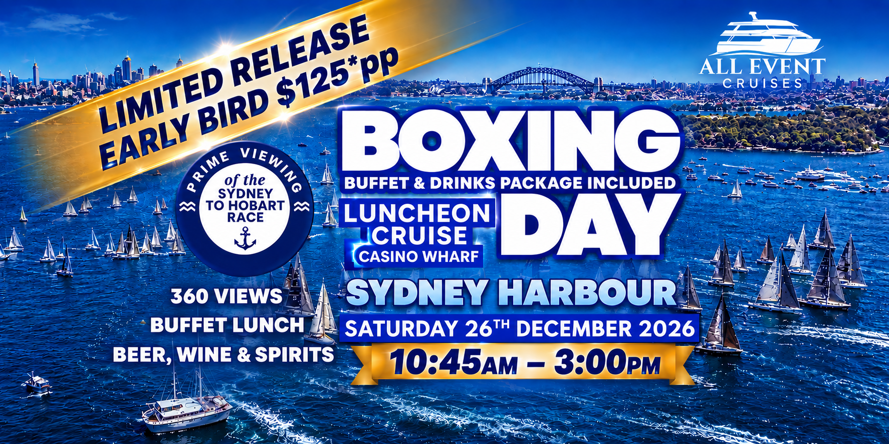 BOXING DAY 2026| SYDNEY HARBOUR | HOBART YACHT RACE