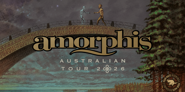 Amorphis live at The Baso - Canberra in Belconnen on September 26, 2026 - Concert poster