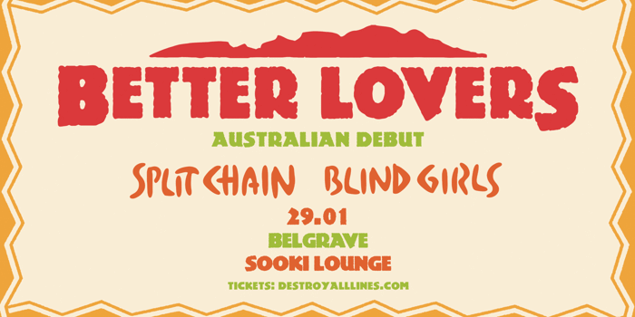 Better Lovers (USA) Australian Debut 2026