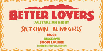 Better Lovers (USA) Australian Debut 2026