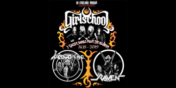 Girlschool + Venom Inc + Raven