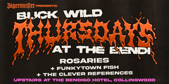 Rosaries + Funkytown Fish + The Clever References (UPSTAIRS)