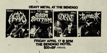 AGLO with mates, Grim Rhythm, ORC and Tumour