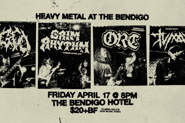 AGLO with mates, Grim Rhythm, ORC and Tumour