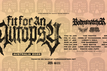 Fit For An Autopsy - It Comes For You - Australian Tour 2026
