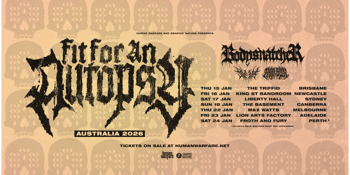 Fit For An Autopsy - It Comes For You - Australian Tour 2026