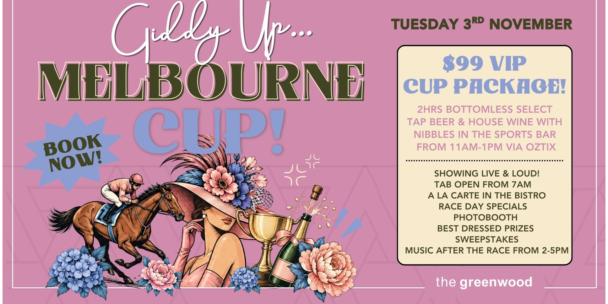 Melbourne Cup 26' | The Greenwood