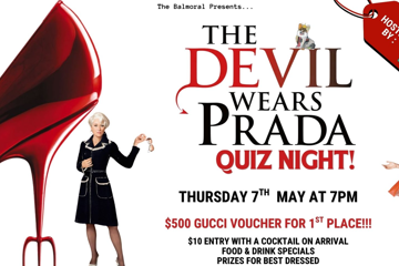 QUIZ NIGHT - The Devil Wears Prada