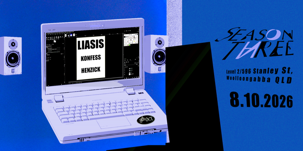 LIASIS // KONFESS // HENZICK live at Season Three live at Season Three - Concert poster
