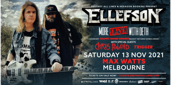 DAVID ELLEFSON More Live with Deth Australian Tour
