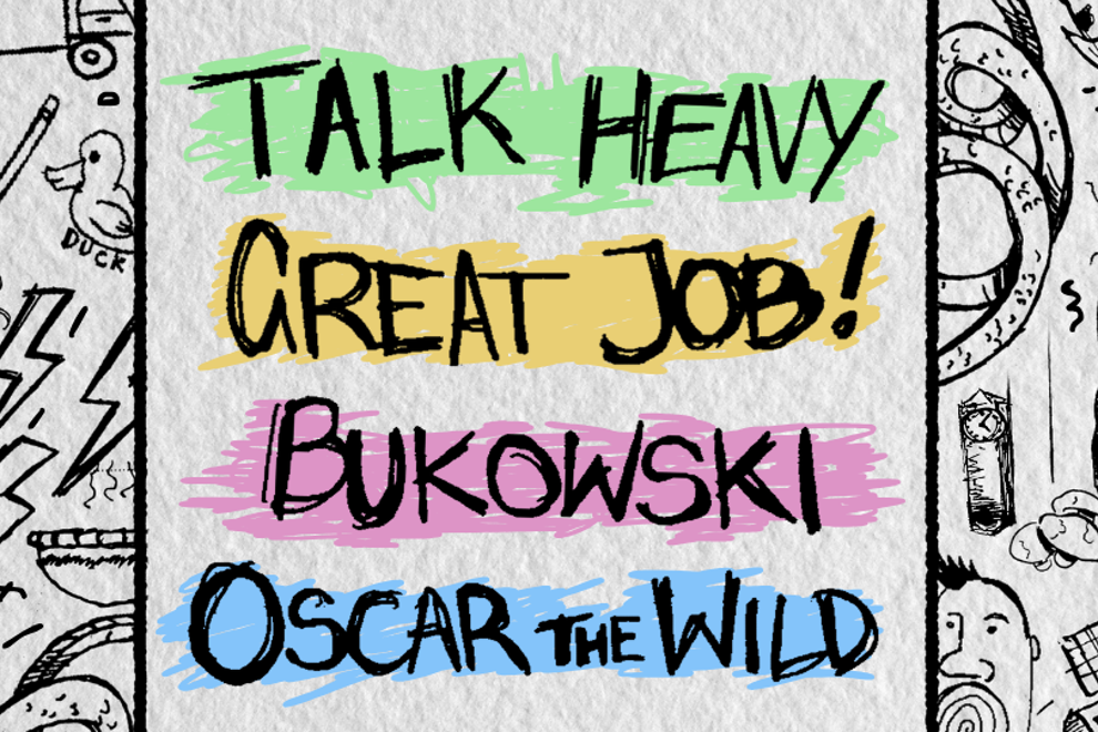 BUKOWSKI w/ Great Job!, Oscar the Wild, Talk Heavy