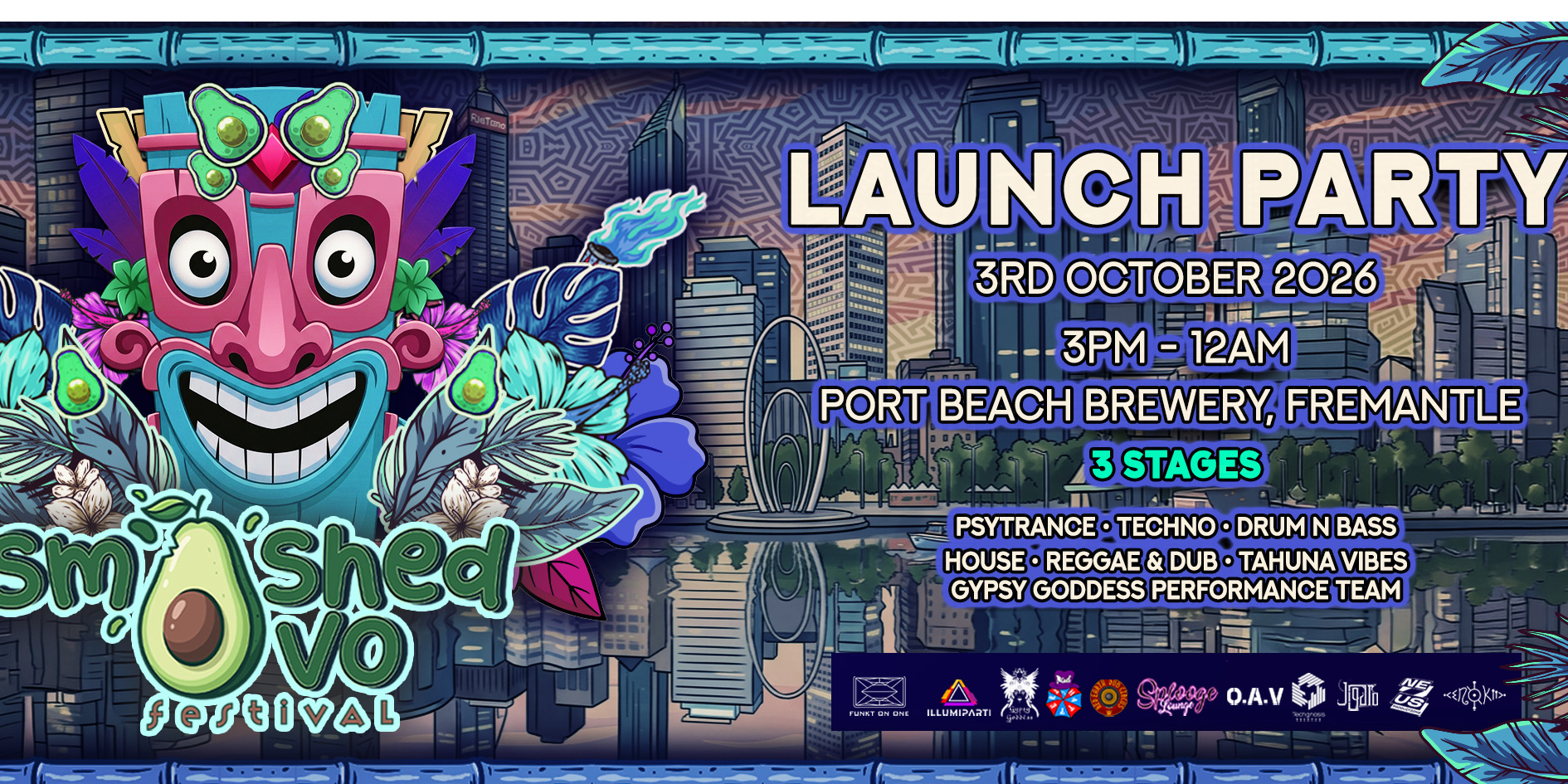 🌿🥑 SMASHED AVO FESTIVAL 2026 — OFFICIAL LAUNCH PARTY 🥑🌿