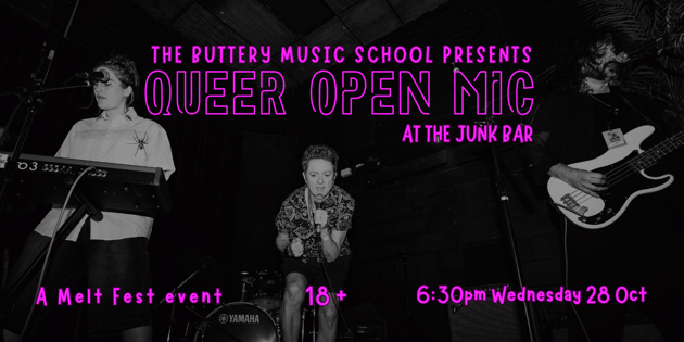 Coming up in Brisbane: The Buttery Queer Open Mic (18+)
