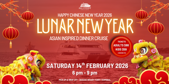Lunar New Year Cruise | Asian Inspired Dinner | Newcastle Harbour