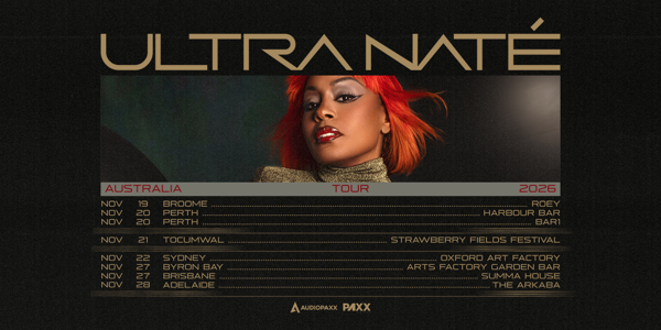 GLITCH 03 ft. ULTRA NATÉ (USA) - BYRON BAY live at Arts Factory Garden Bar - Concert poster